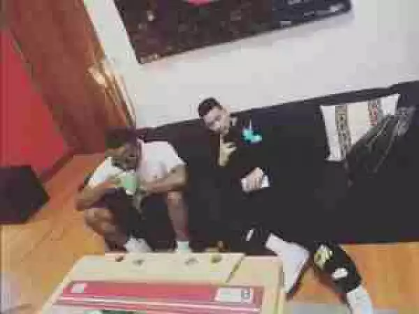 Olamide Spots Chilling With South African Rapper, AKA